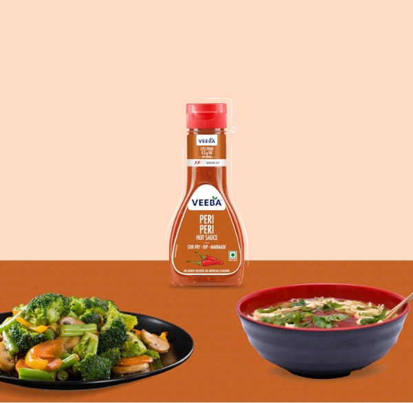 Veeba Peri Peri Hot Sauce, Stir-Fry, DIP, Marinade-300gm