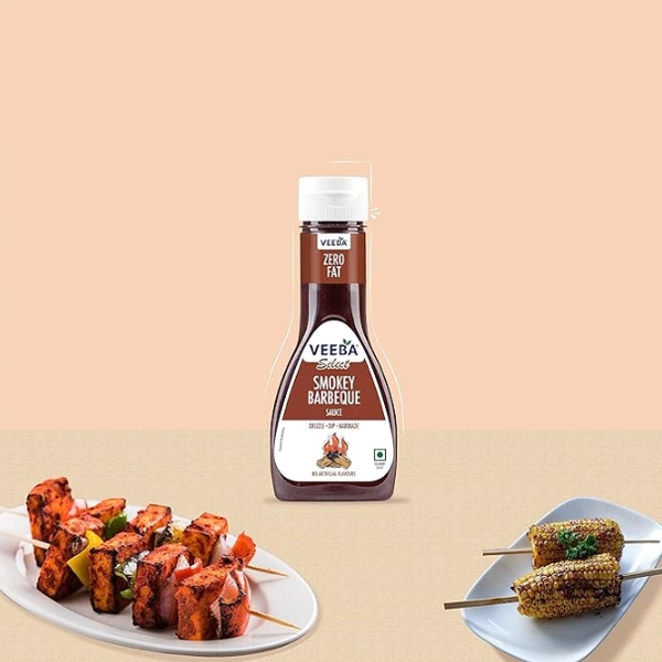 Veeba Select Smooky Barbeque Sauce, Zero Fat-330gm