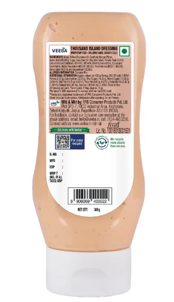 Veeba Thousand Island Dressing-300gm