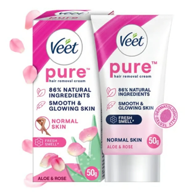 Veet Pure Hair Removal Cream, Normal Skin-50gm