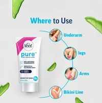 Veet Pure Hair Removal Cream, Sensitive Skin-50gm