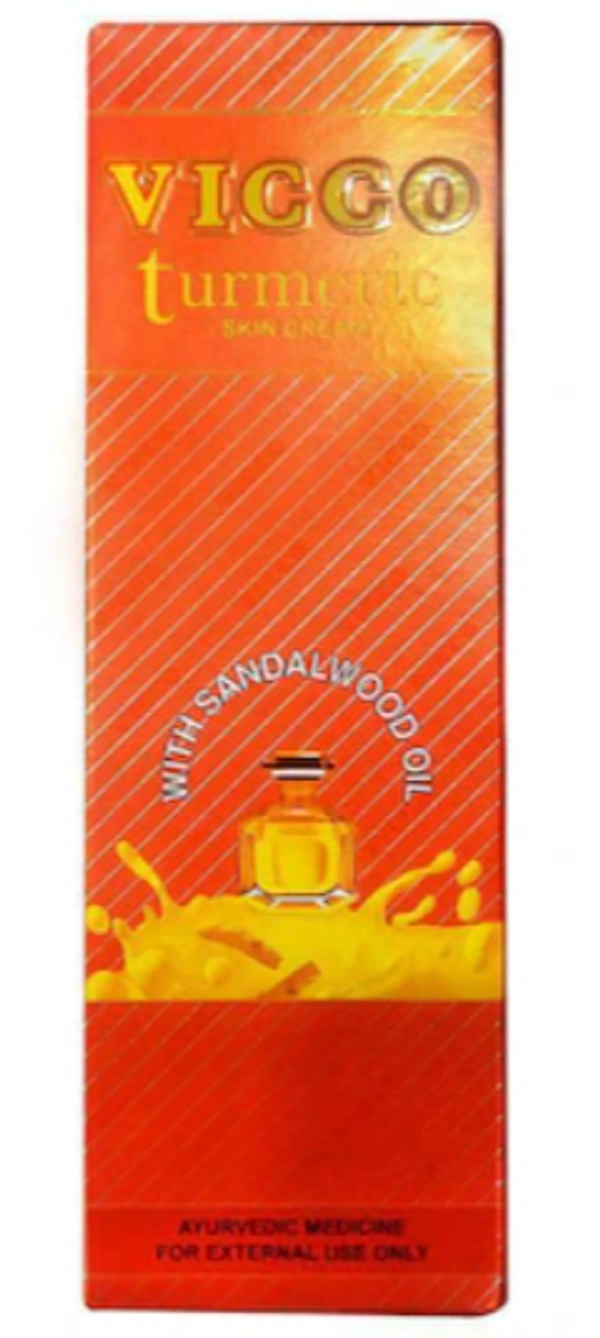 Vicco Turmeric Skin Cream, Sandal Wood Oil - 30gm