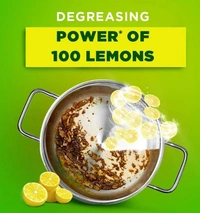 Vim Dishwash Maha Tub, Lemon(Free Scrubber, worth 10/-) - 500gm