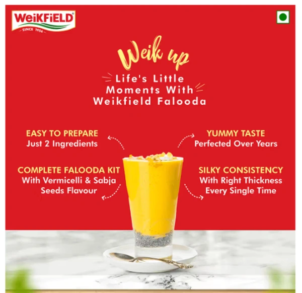 Weikfield Falooda Mix  Mango Flavoured - 200gm