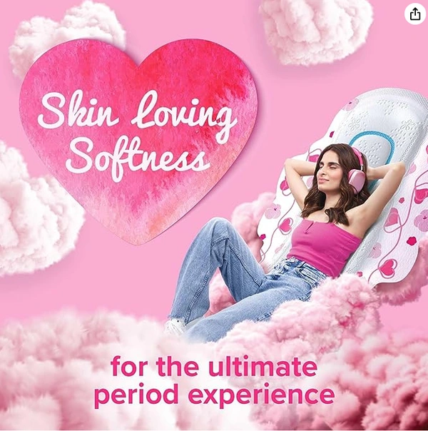 Whisper Ultra Skin Love Soft, XL+ - 15 Pads
