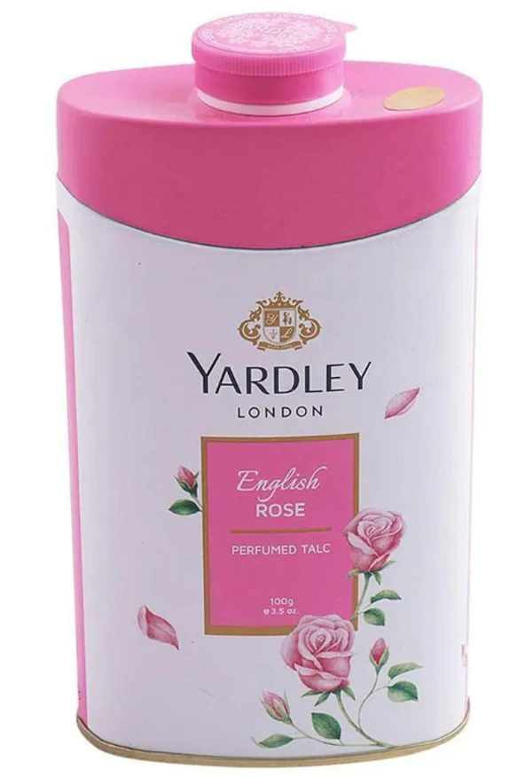 Yardley London English Rose | Fragrant Beauty Talc - 100gm