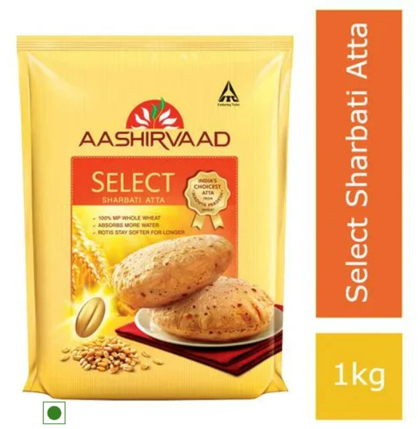 Aashirvaad Select Sharbati Atta - 1kg