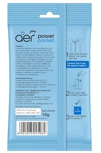 Aer Godrej  Power Pocket bathroom Fragrance, Sea Breeze, Upto 30 days