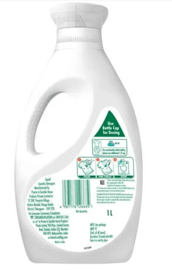 Ariel Matic Liquid Front Load Detergent 1ltr
