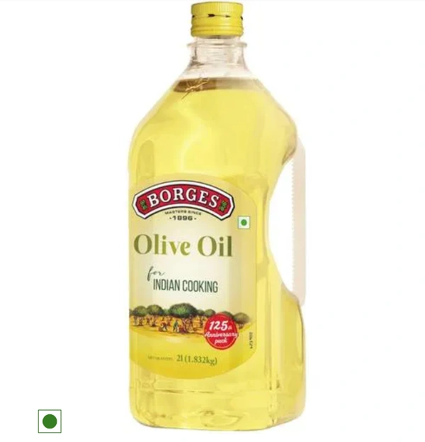 BORGES Olive Oil for Indian Cooking 2ltr, pet bottle