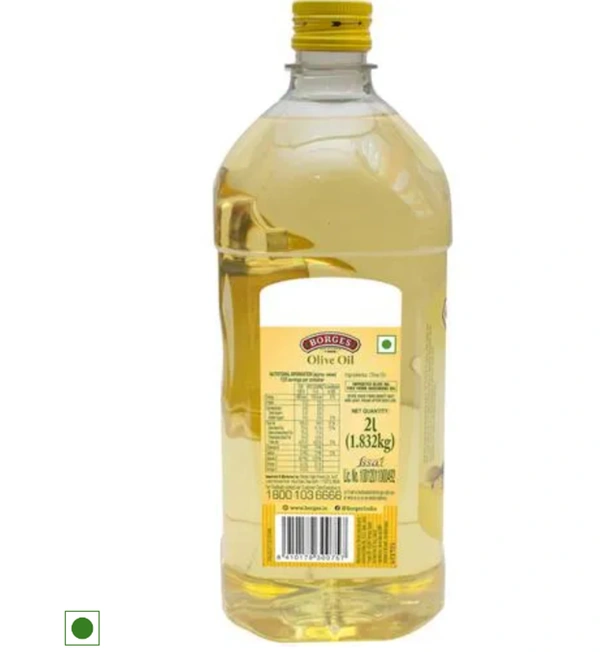 BORGES Olive Oil for Indian Cooking 2ltr, pet bottle