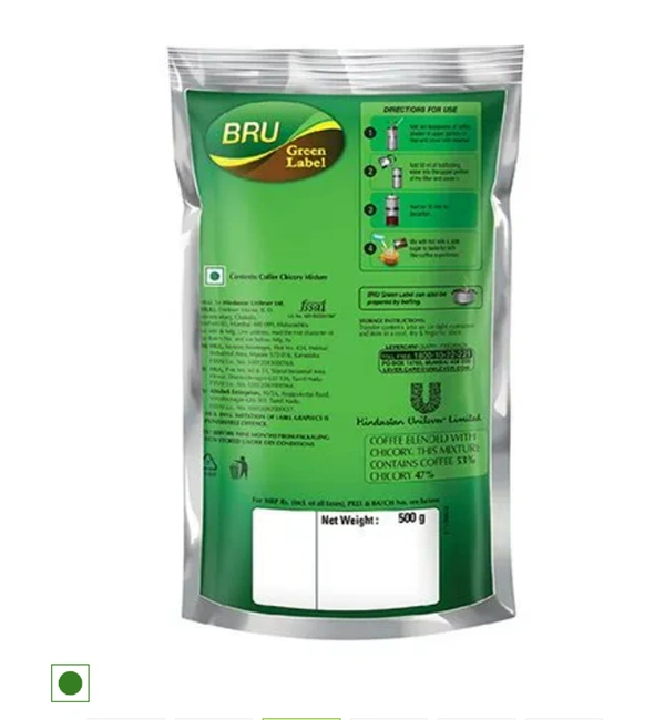Bru Green Label Coffee - 500gm
