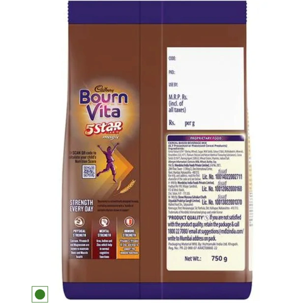Cadbury Bournvita 5 Star Health Drink - 500 gm