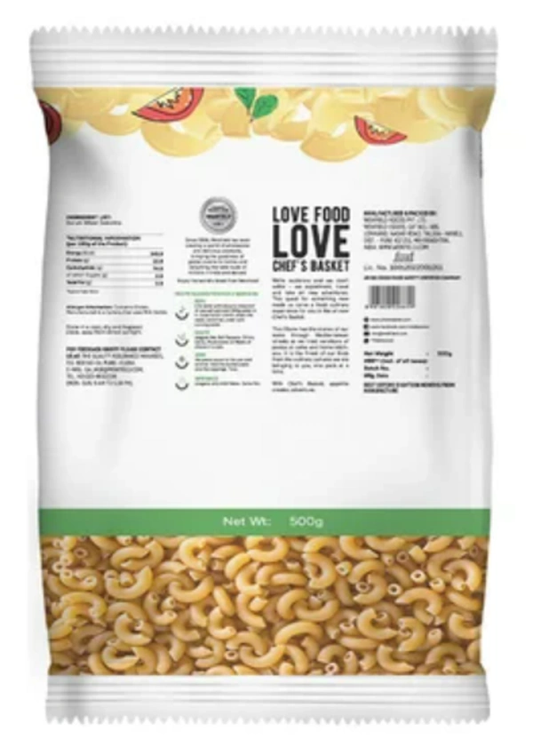 Chefs Basket Elbow Pasta 500gm