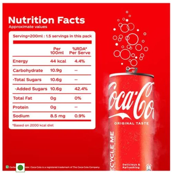 Coca Cola Original Taste - Can, 300ml