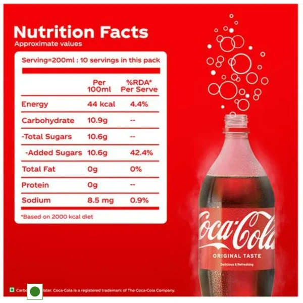 Coca Cola Soft Drink Refreshing Coke 1.25l pet Bottle
