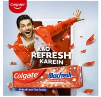 Colgate Max Fresh Cooling Crystal Toothpaste,2x150gm