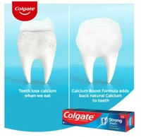 Colgate Strong teeth Toothpaste,300gm(Get Free Toothbrush)