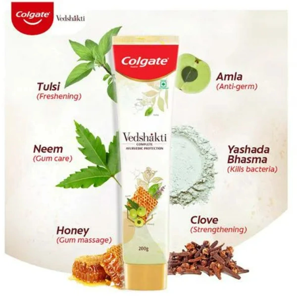 Colgate Swarna Vedshakti Toothpaste, 200gm