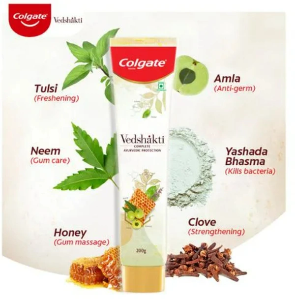 Colgate Swarna Vedshakti Toothpaste - 100gm