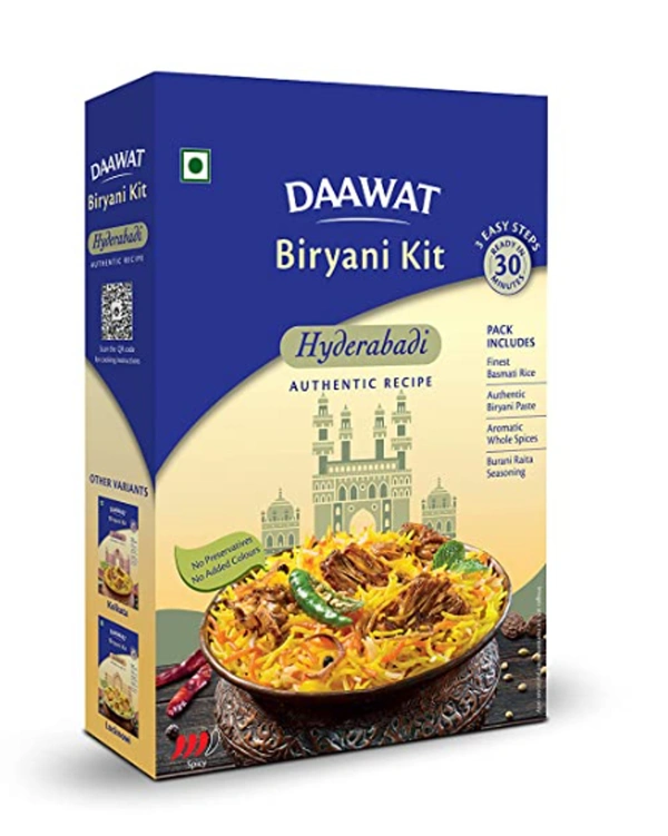 Daawat Biryani Kit Hyderabadi Kit 334gm