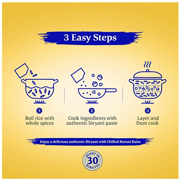 Daawat Biryani Kit Hyderabadi Kit 334gm