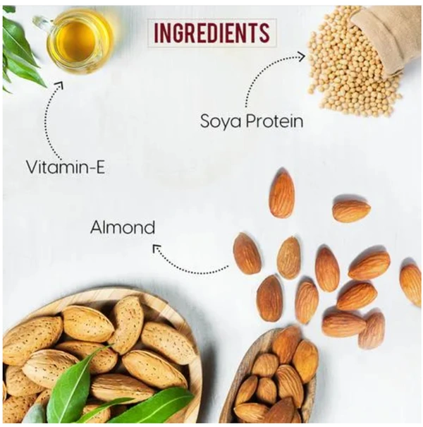 Dabur Almond Hair Oil 1Enriched with Soya Protein & 10x Vitamin - E , (Free Dabur Almond Hair Oil 25ml) - 100ml