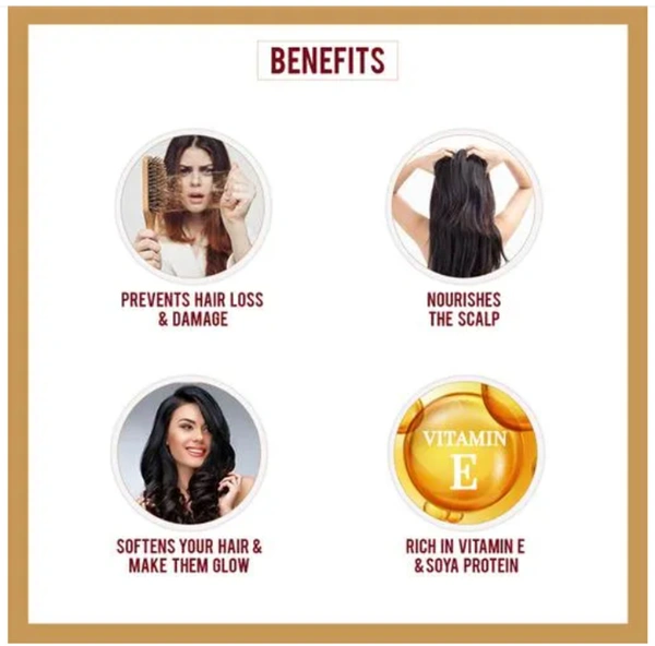 Dabur Almond Hair Oil 1Enriched with Soya Protein & 10x Vitamin - E , (Free Dabur Almond Hair Oil 25ml) - 100ml