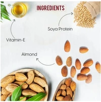 Dabur Almond Hair Oil 1Enriched with Soya Protein & 10x Vitamin - E , (Free Dabur Red Paste 40gm worth Rs20)