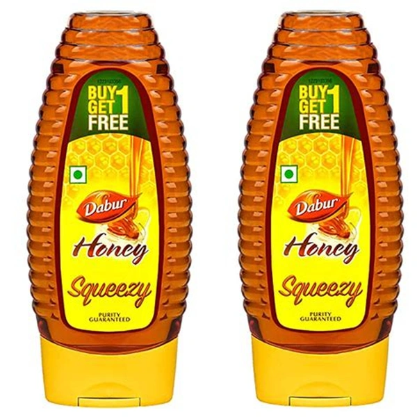 Dabur Honey Squeezy Purity Guaranteed 400gm(Buy 1 Get 1 Free)