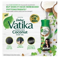 Dabur Vatika Enriched Coconut Hair Oil 300ml