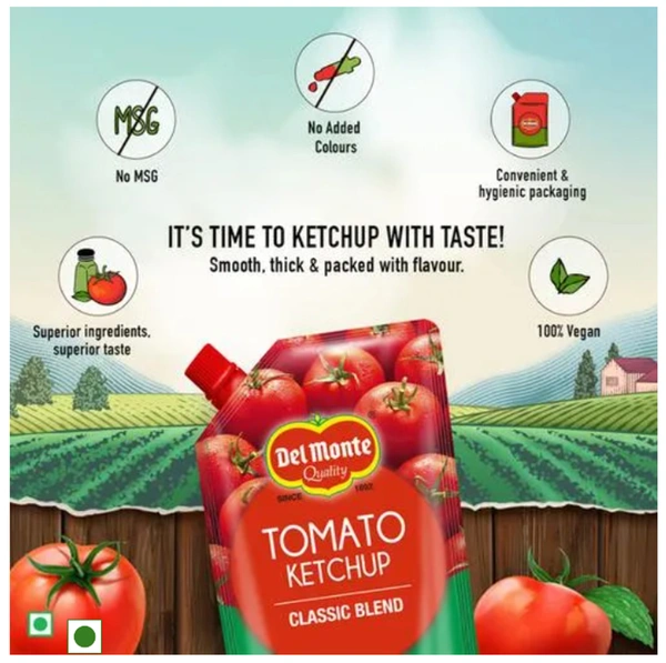 Delmonte Quality Tomato Ketchup Classic Blend - 500gm