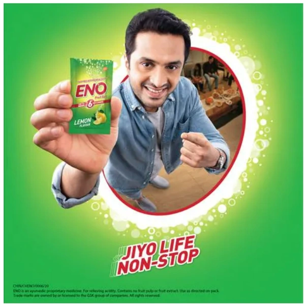 Eno Fruit Salt Lemon Flavour 6 Sachets