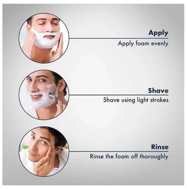 Gillette Shave Foam - Classic Regular Creamy Lather, 196 g