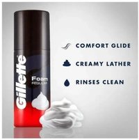 Gillette Shave Foam - Classic Regular Creamy Lather, 196 g