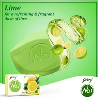 Godrej No.1 Lime Aloe vera natural Oils-Buy 3 Get 1 Free-600gm(4U * 150gm)