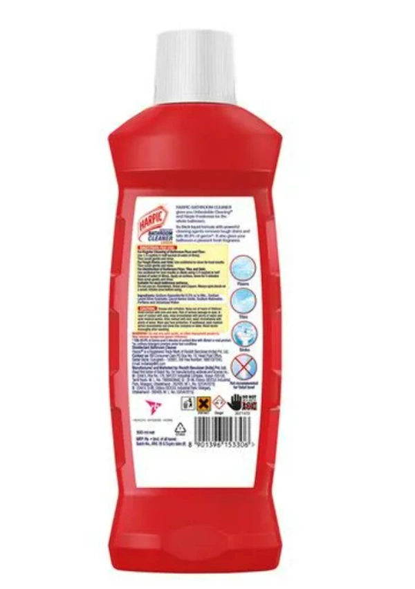 Harpic Bathroom Cleaner Thicker & Fresher-Lemon - 500ml