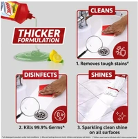 Harpic Bathroom Cleaner Thicker & Fresher-Lemon - 500ml