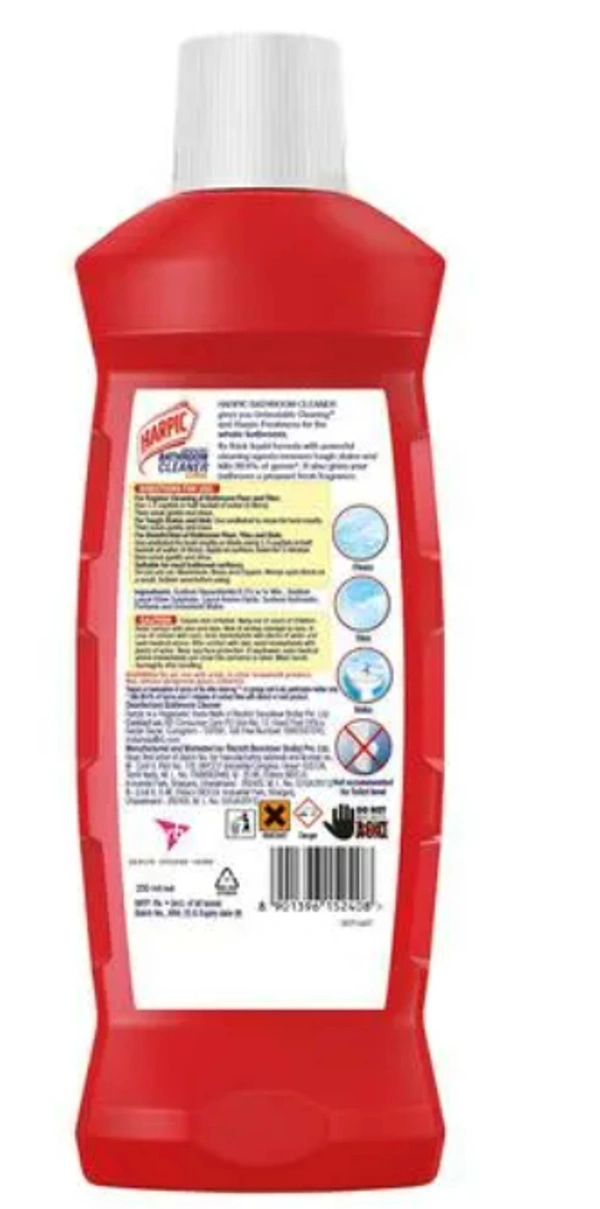 Harpic Disinfectant 10xMax Bathroom Cleaner Floral Bloom - 250ml
