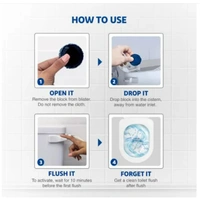 Harpic Flush Matic In-Cistern Marine Toilet Cleaner 3x50gm, 240 Flushes