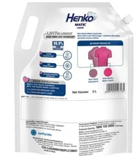 Henko Matic Liquid Detergent, Front Load, Nano Fibre Lock Technology, Super Saver Pack 2Ltr