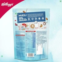 Kelloggs Muesli with 0% Added Sugar, 5 Grains - 500gm