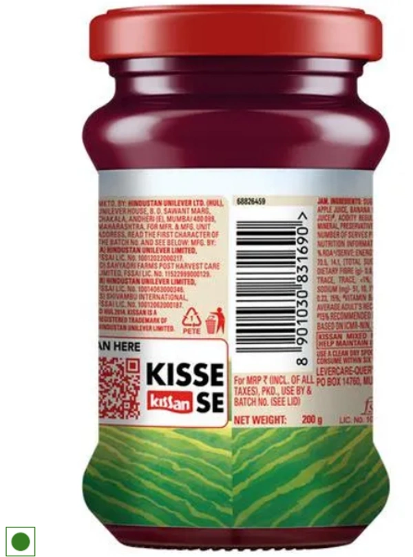 Kissan Mixed Fruit Jam 200gm