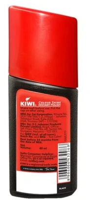 Kiwi Instant Liquid Shoe Polish black Leather-40ml