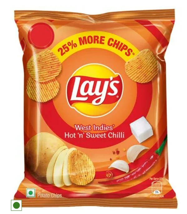 Lays Potato Chips Hot N Sweet - 48gm