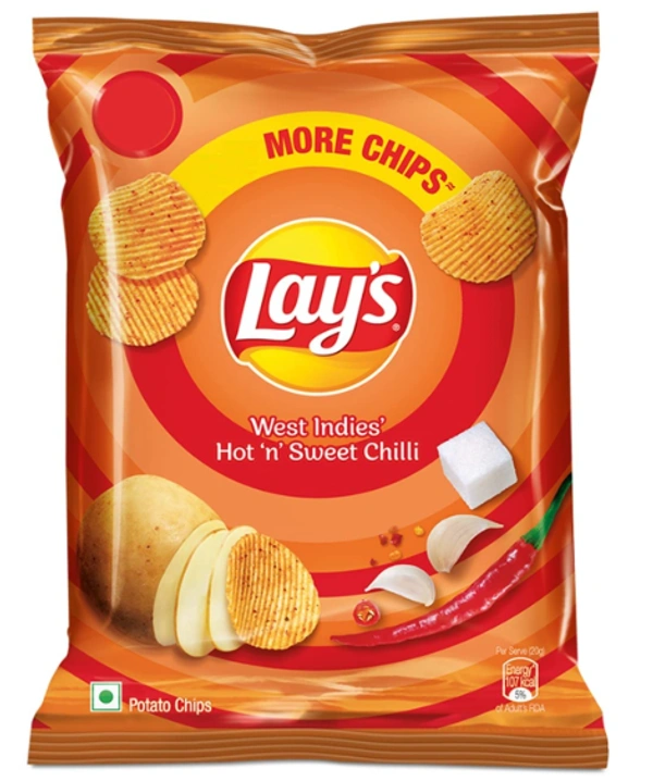 Lays West Indies Hot 'n' Sweet Chilli - 24gm
