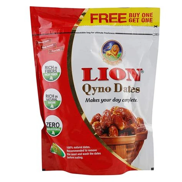 Lion Dates Seeded Qyno Dates Buy 1 Get 1 250gm