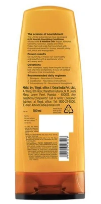 LOREAL 6 Oil Nourish, Nourishing Shampoo with 6 nutritive oils, Dry & Dull Hair, 180ml
