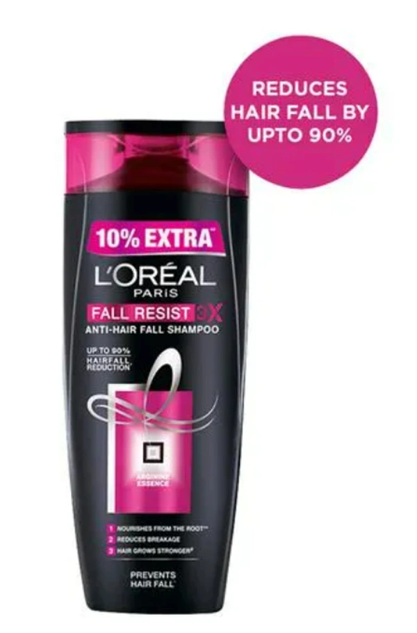 Loreal Paris Fall Resist 3X Anti-Hair Fall Shampoo 192.5ml