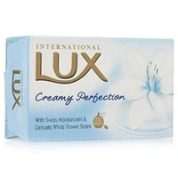 Lux International Creamy Perfection White Roses & Swiss Moisturisers Soap Bar 125gm
